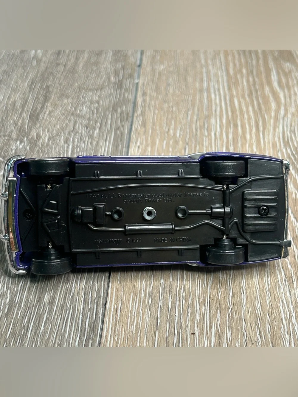 Vintage New-Ray 1949 Buick Roadmaster Convertible Diecast Car 1:43 Purple 1999